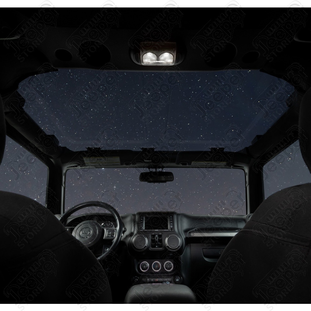 Panneau avant double transparent pour hardtop "Sky View" de Jeep Wrangler JK et JL (2 ou 4 portes) - 1699.37 / 581003