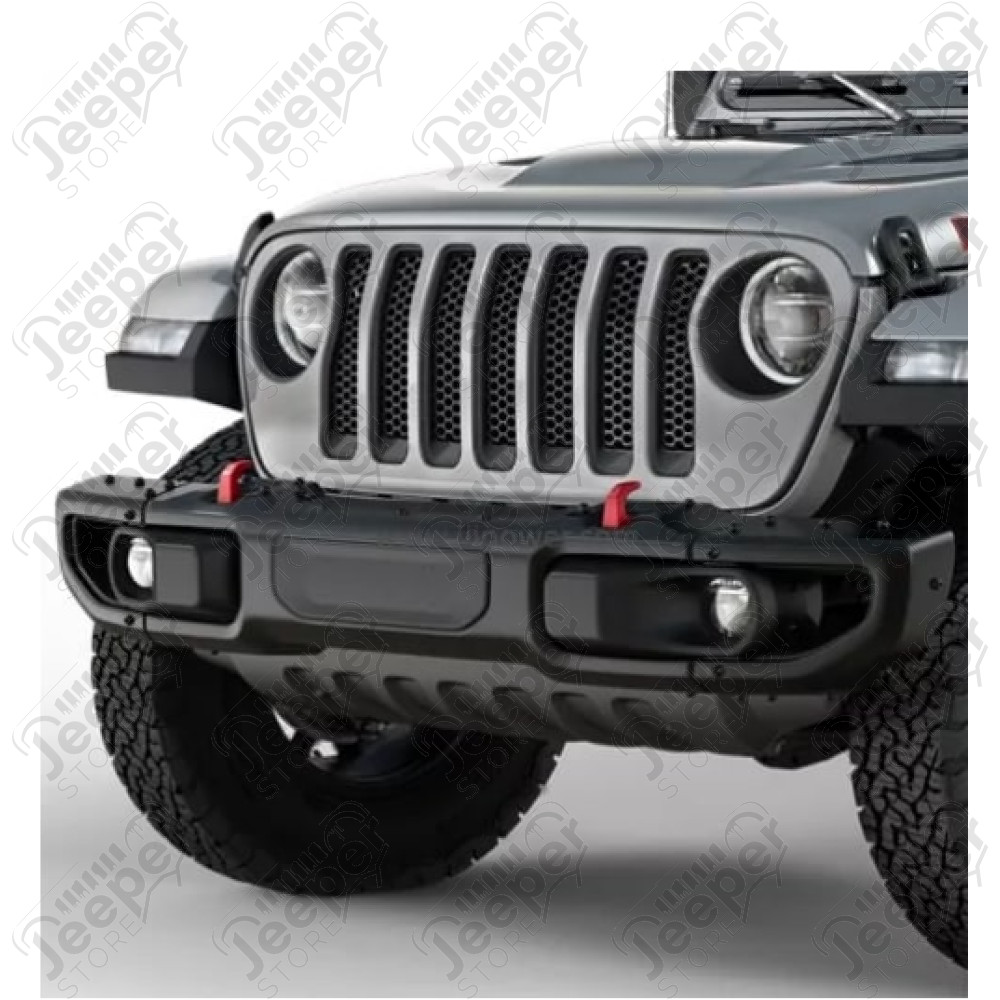 Pare chocs avant type Rubicon US avec porte treuil - Jeep Wrangler JL - H8064 / OFJLFBS014 + OFJLSB314H / OFJLFBS014B / JP-JL100