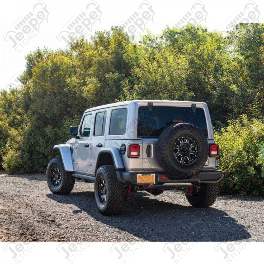 Pare chocs arrière type Rubicon US (en plastique) pour Jeep Wrangler JL Avec trous pour les radars de stationnement. 