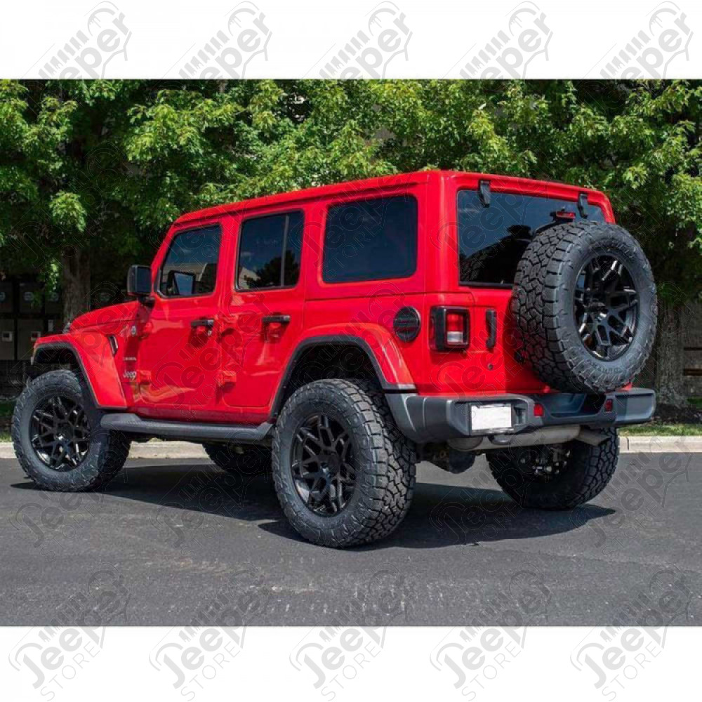 Pare chocs arrière type Rubicon US (en plastique) pour Jeep Wrangler JL Avec trous pour les radars de stationnement. 