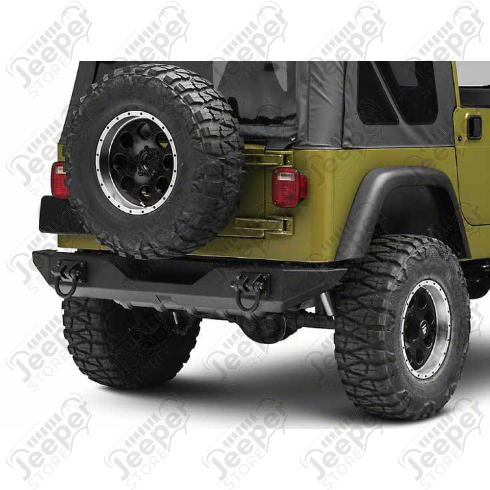 Pare chocs arrière Rugged Ridge XHD pour Jeep CJ5, CJ7, CJ8, Wrangler YJ et TJ - 11546.10 / 11546-10