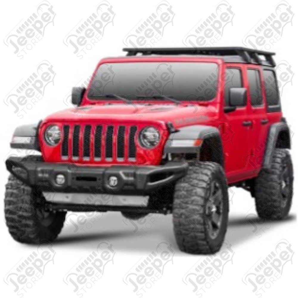 Platine de treuil pour pare chocs avant Modulable RIVAL Long - Jeep Gladiator JT - 2D.2715.1.2