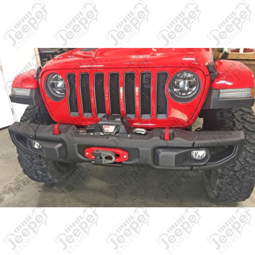 Pare chocs avant version Rubicon US Mopar avec emplacement porte treuil Jeep Wrangler JL