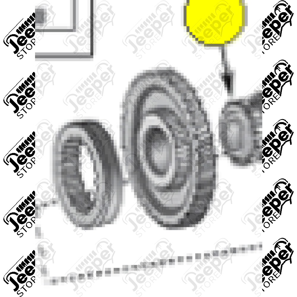 Pignon boite de transfert dana 300 pour Jeep CJ5, CJ7, CJ8 - L621.01 / 18674.15 / 8131679