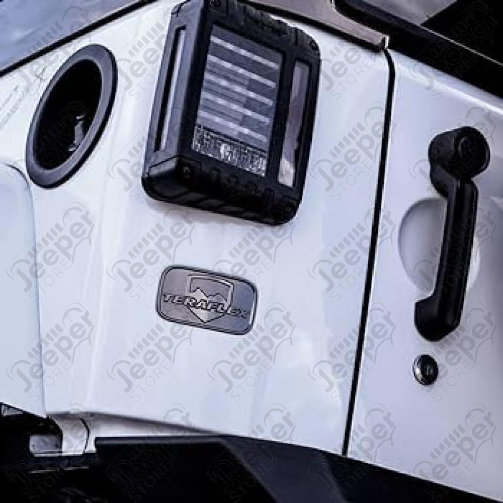 Plaque de fermeture de support de plaque d'immatriculation arrière gauche "Teraflex" pour Jeep Wrangler JK