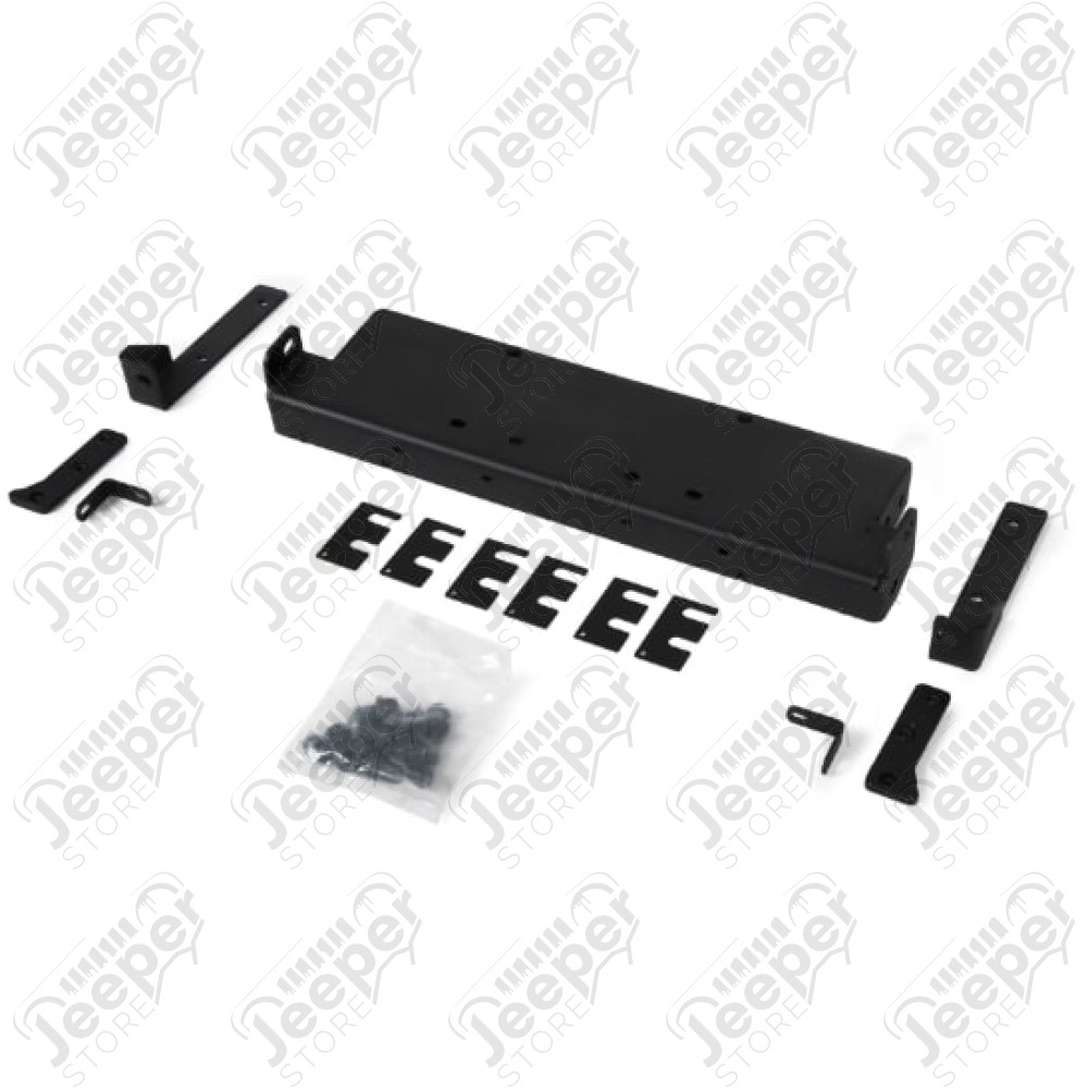 Platine de treuil pour pare chocs avant Modulable RIVAL Long - Jeep Gladiator JT - 2D.2715.1.2