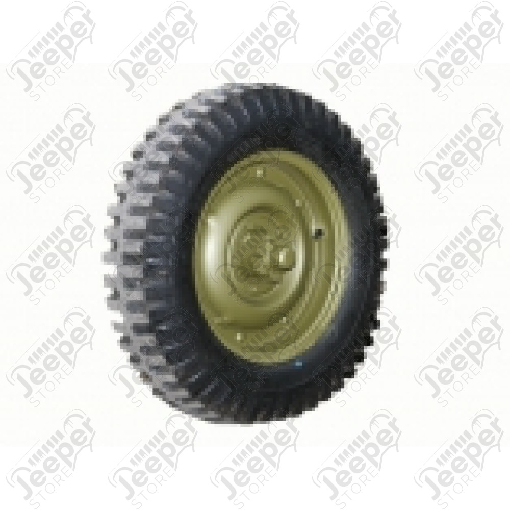 Pneu Military 600x16 Jeep Willys, MB, EARLY, GPW, CJ-V35, Hotchkiss License MB, JH101, JH102, JH102D, CJ2, CJ3A, CJ3B