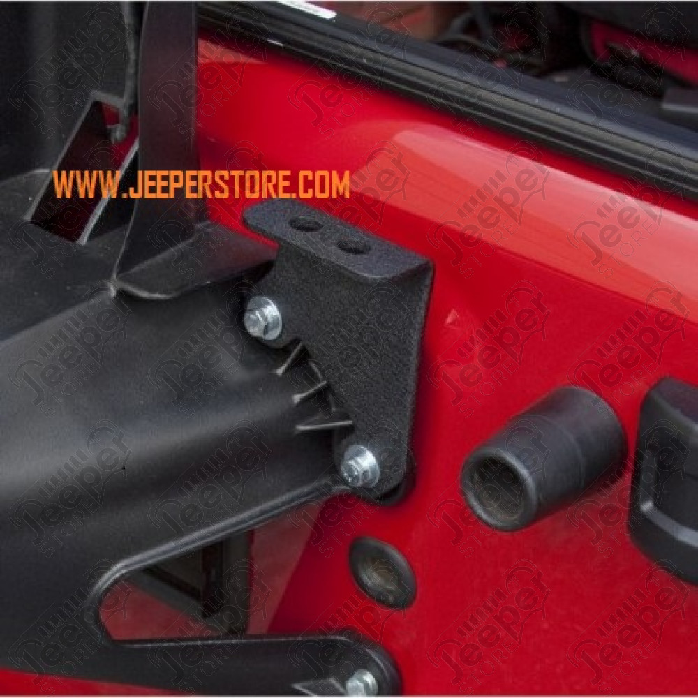 WWW.JEEPERSTORE.COM Support (porte) pour 2 antennes de coffre (hayon) arrière Jeep Wrangler JK