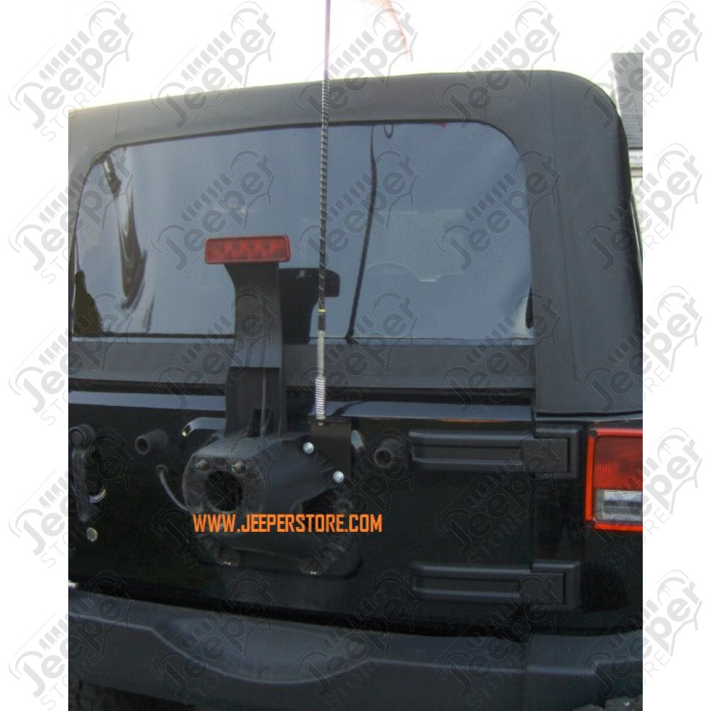 WWW.JEEPERSTORE.COM Support (porte) pour 2 antennes de coffre (hayon) arrière Jeep Wrangler JK