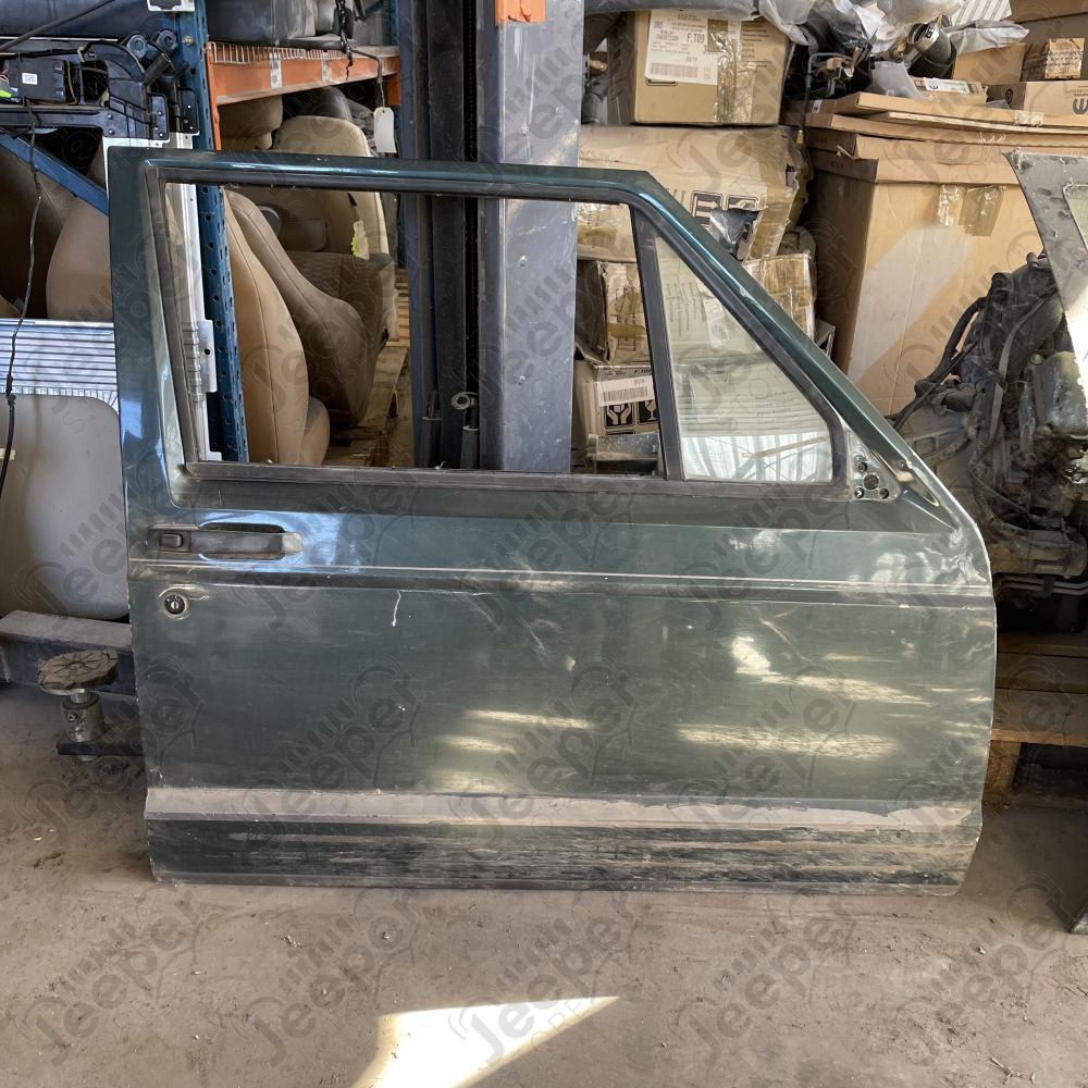 Occasion : Porte avant droite (2 portes) verte pour Jeep Cherokee XJ (1984-1996)