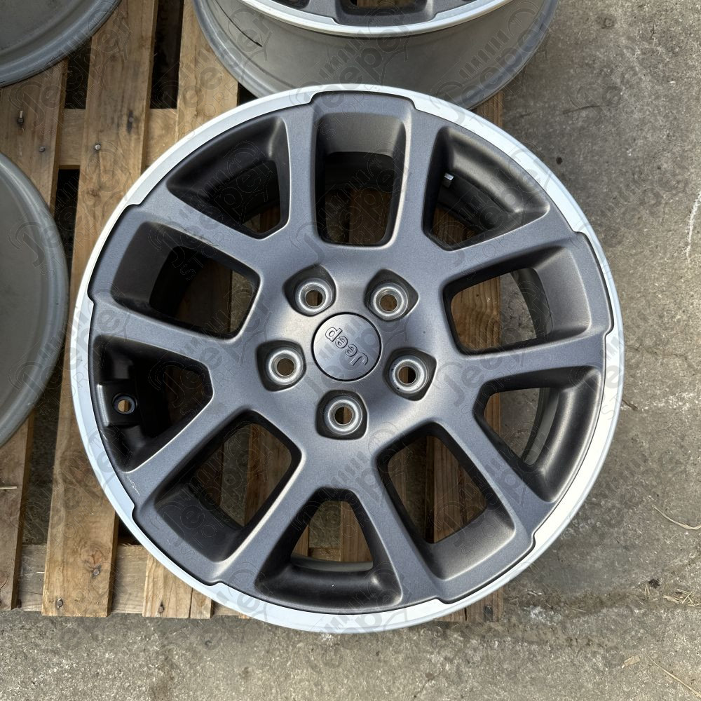 Occasion : Lot 4 jantes aluminium d’origine Jeep - 5x127 - 7.5x18 - ET: 44.45 pour JL, WL, WK2, JT (2011-)