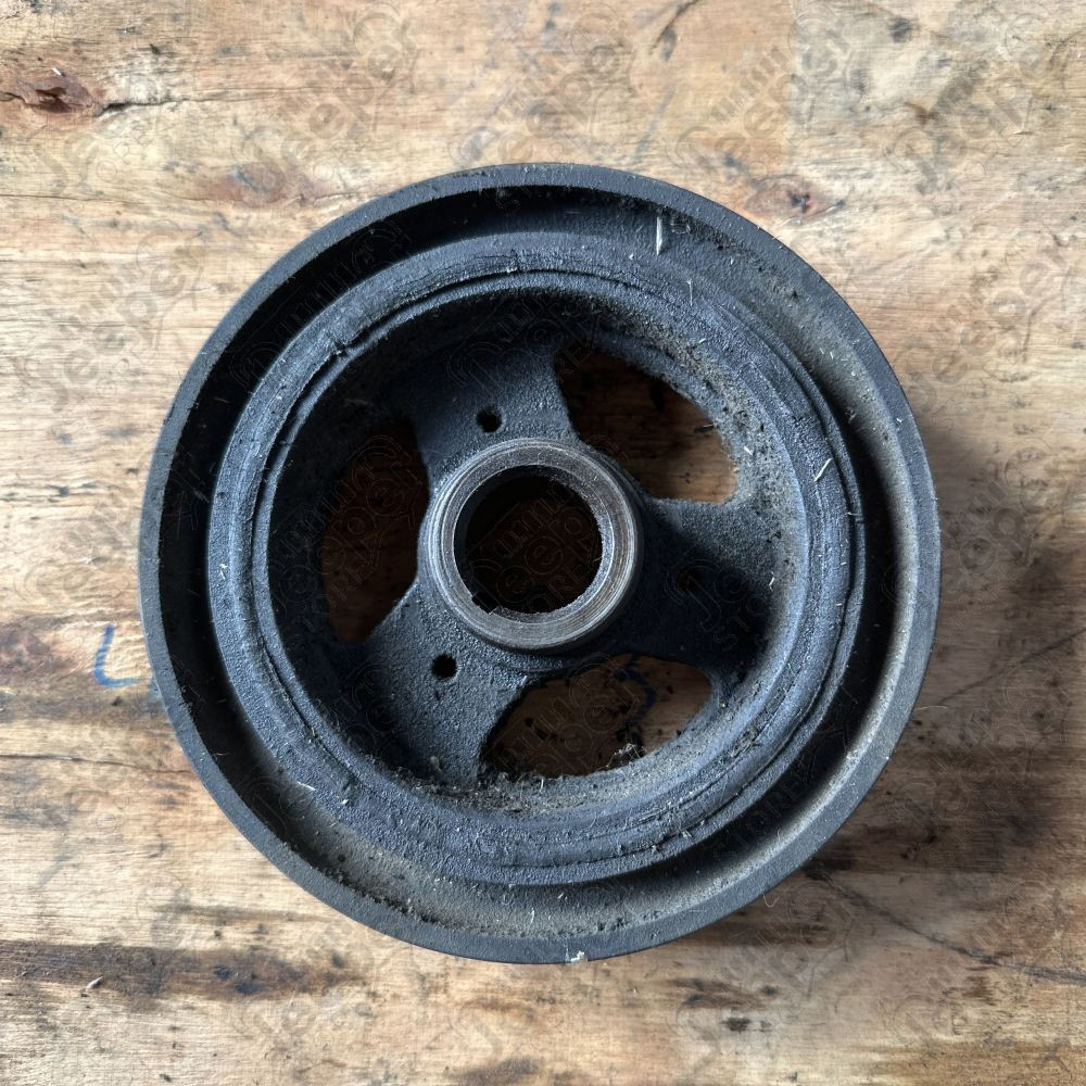 Occasion : Poulie dumper mono point (pour courroie trapezoidale) moteur 2.5L essence AMC pour YJ, MJ, XJ (1983-1990)