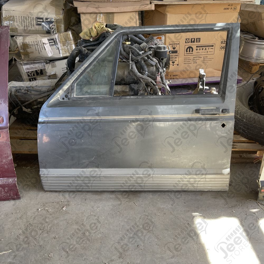 Occasion : Porte avant droite (2portes) grise pour Jeep Cherokee XJ (1984-1996)