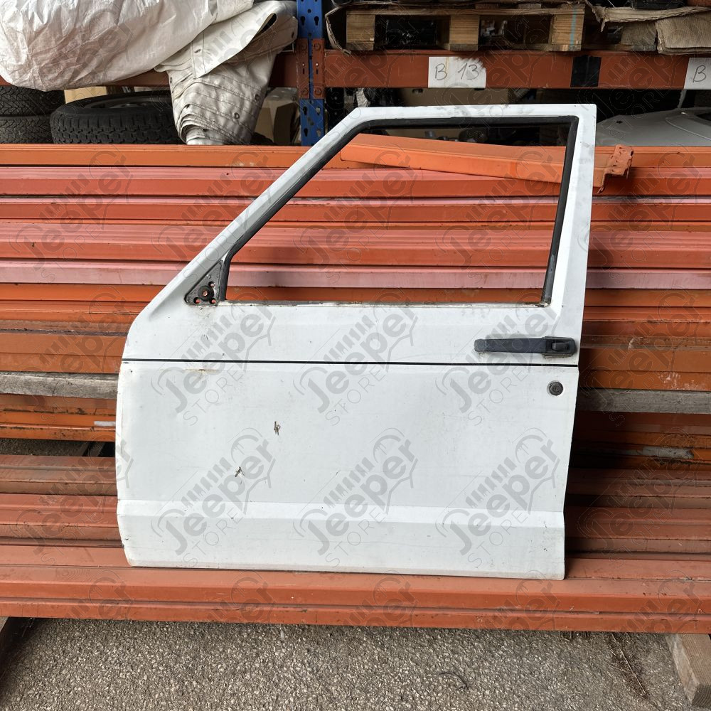 Occasion : Porte avant gauche blanche (4 portes) pour Jeep Cherokee XJ (1984-1996)