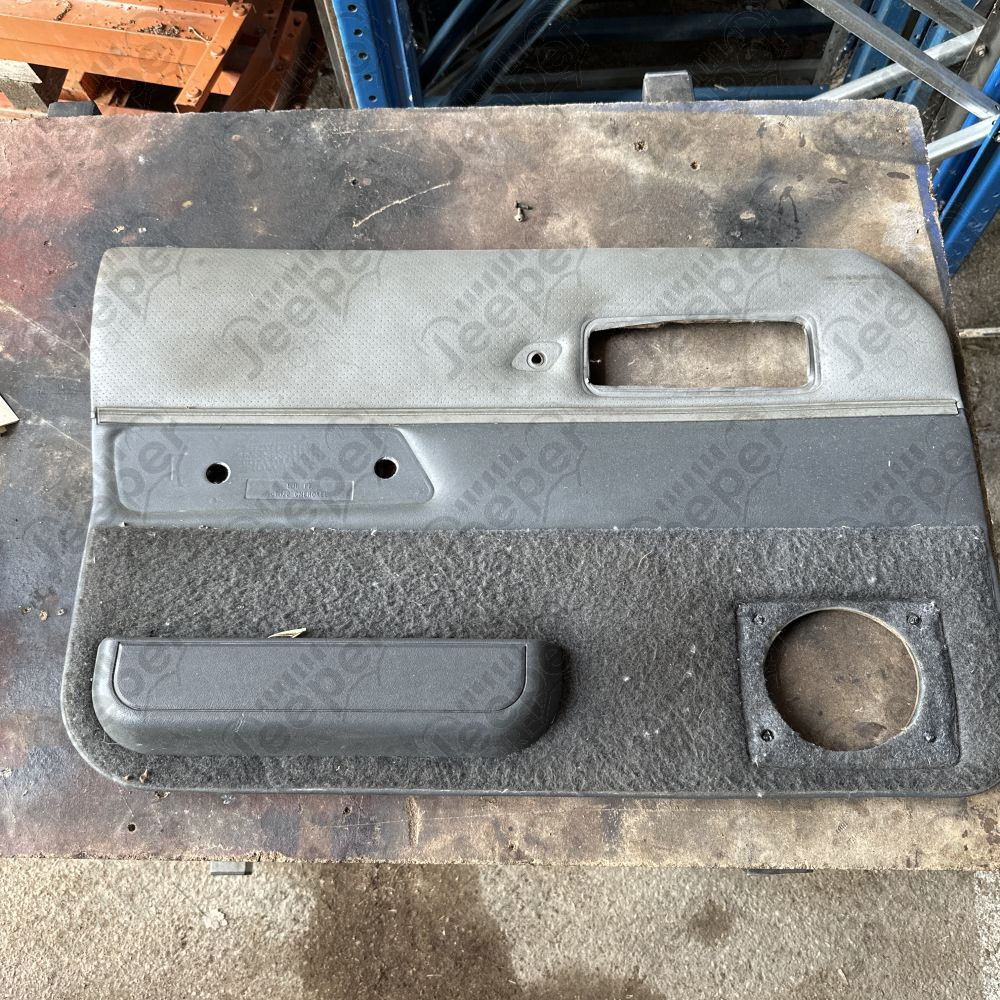 Occasion : Intérieur de porte gauche couleur gris pour Jeep Cherokee XJ (1984-1996)