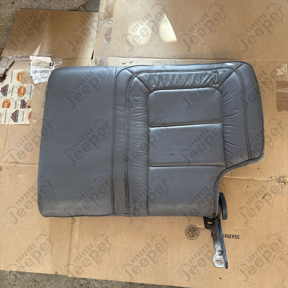 Occasion : Dossier banquette arrière 2/3 (grande partie) En cuir gris pour Jeep Grand Cherokee WJ, WG (1999-2004)