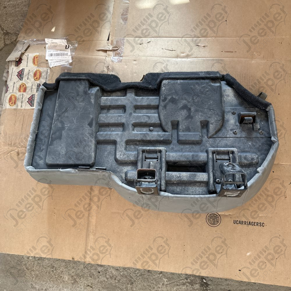 Occasion : Assise banquette arrière 2/3 (grande partie) En cuir gris/alcantara pour Jeep Grand Cherokee WJ, WG (1999-2004)