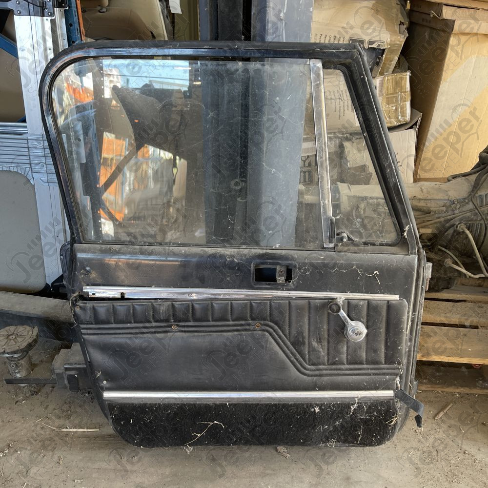 Occasion : Porte avant gauche noire pour CJ7, CJ8, YJ (1980-1995)