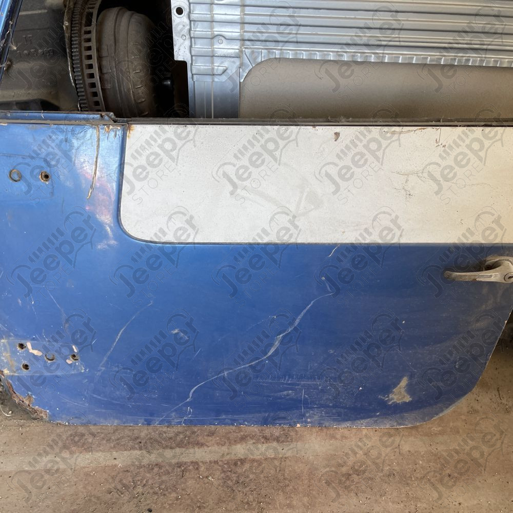 Occasion : Porte avant gauche bleu pour Jeep CJ7 (1975-1980)