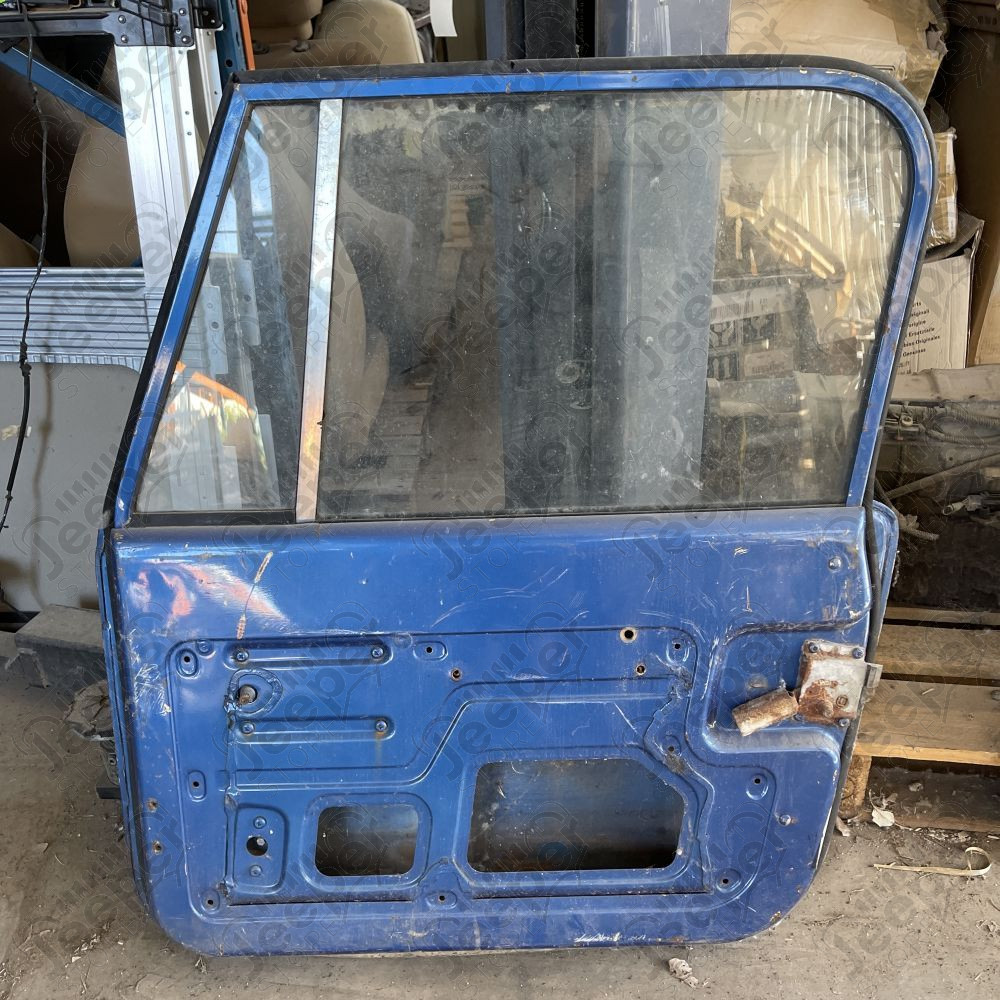Occasion : Porte avant droite bleu pour Jeep CJ7 (1975-1980)
