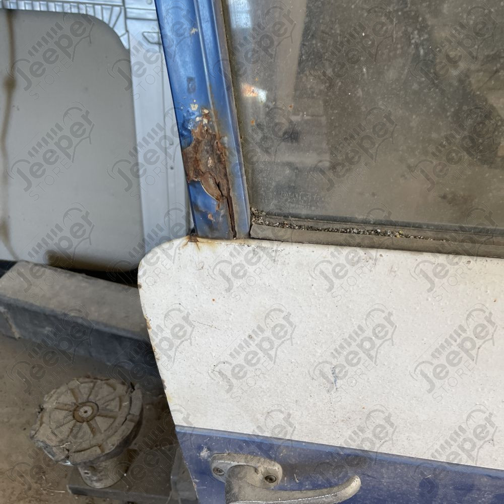 Occasion : Porte avant droite bleu pour Jeep CJ7 (1975-1980)