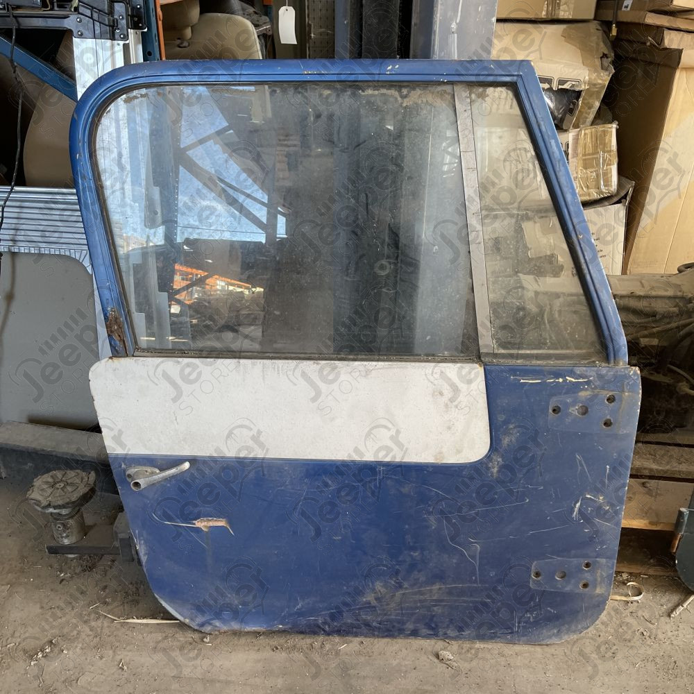 Occasion : Porte avant droite bleu pour Jeep CJ7 (1975-1980)