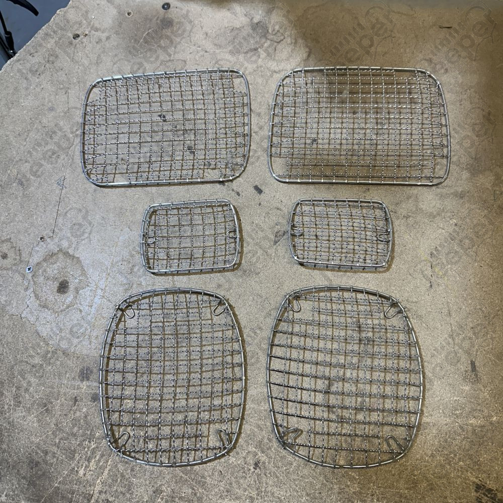 Occasion : Kit 6 grilles de protection de feux et phares pour Jeep Wrangler YJ (1987-1995)