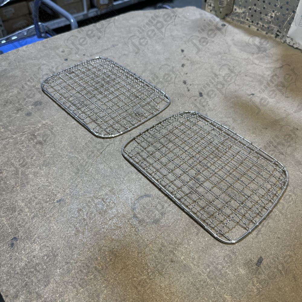 Occasion : Kit 6 grilles de protection de feux et phares pour Jeep Wrangler YJ (1987-1995)