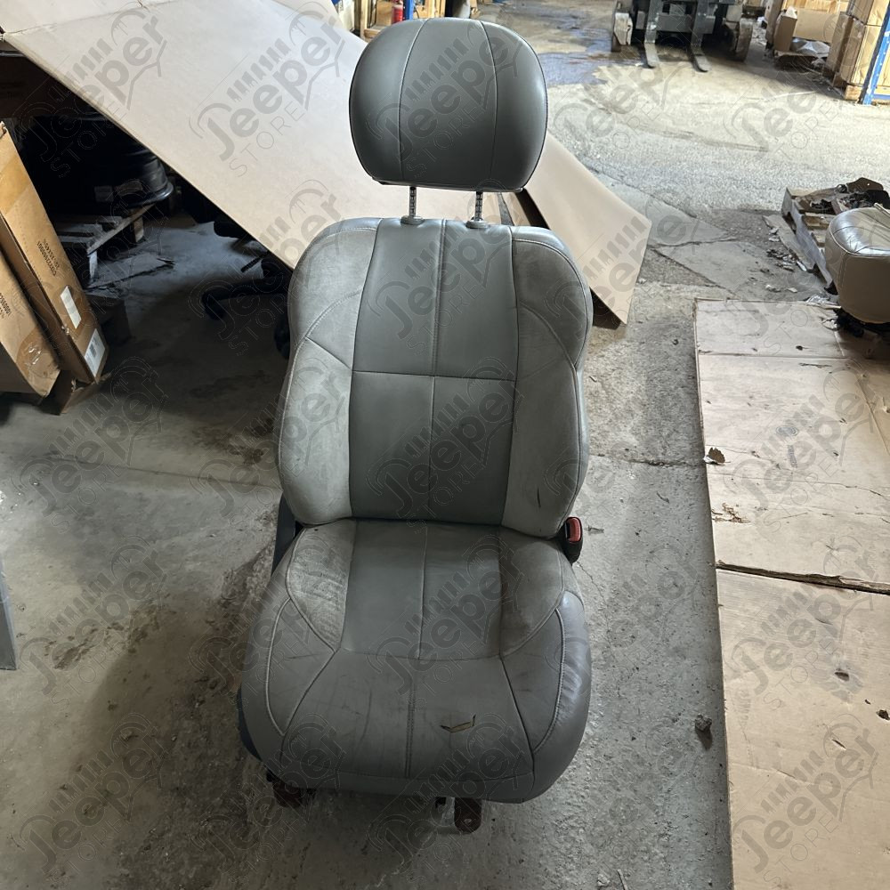 Occasion : Siège en cuir gris/alcantara avant droit pour Jeep Grand Cherokee WJ, WG (1999-2004)