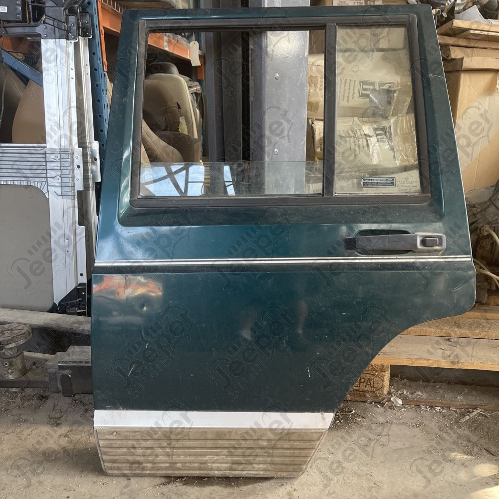 Occasion : Porte arrière gauche verte pour Jeep Cherokee XJ (1984-1996)