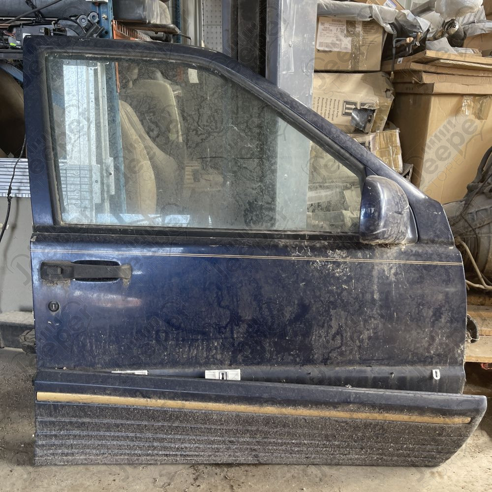 Occasion : Porte avant droite bleu pour Jeep Grand Cherokee ZJ, ZG (1992-1996)