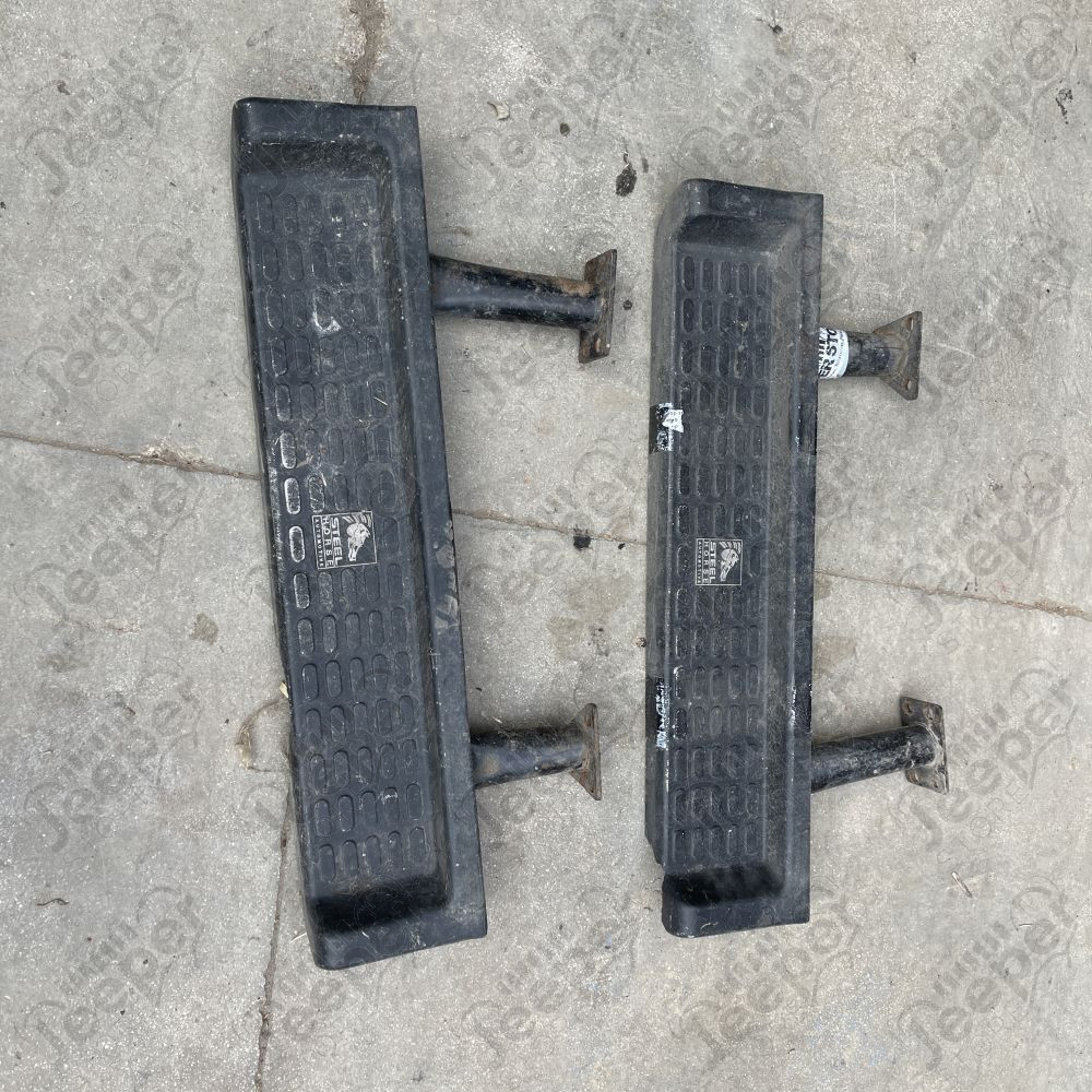 Occasion : Kit de marches pieds aluminium (steel horse automotive) pour Jeep Wrangler TJ (1996-2002)