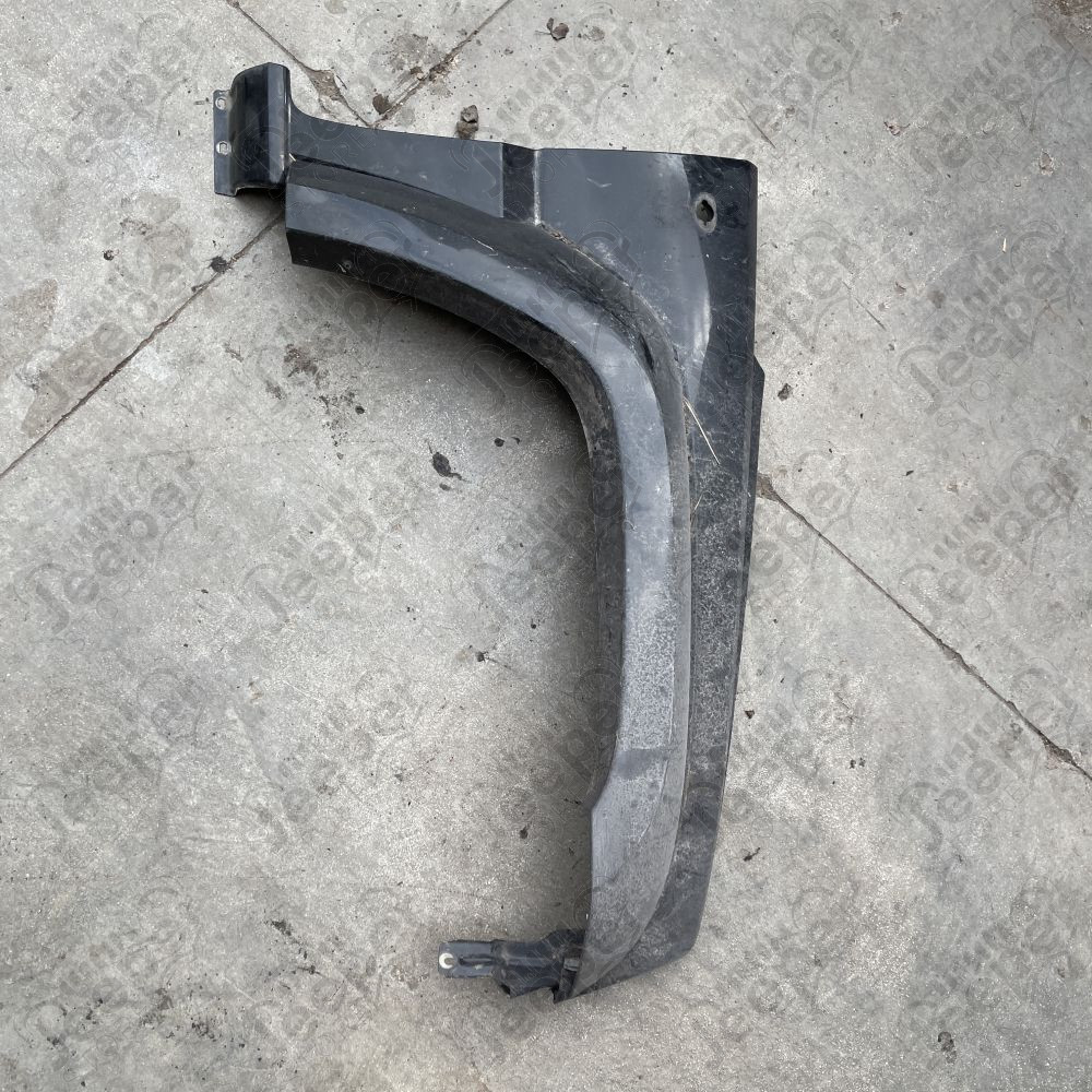 Occasion : Aile avant droite avec élargisseur d’aile noir pour Jeep Cherokee Liberty KJ (2005-2007)