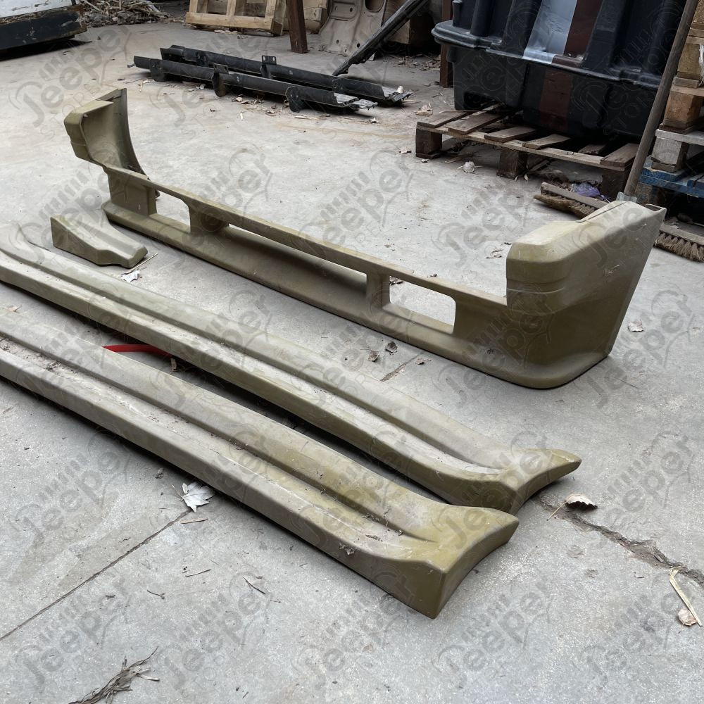 Occasion : Kit tuning bas de caisse et sous pare chocs avant pour Jeep Cherokee XJ (1984-1996)