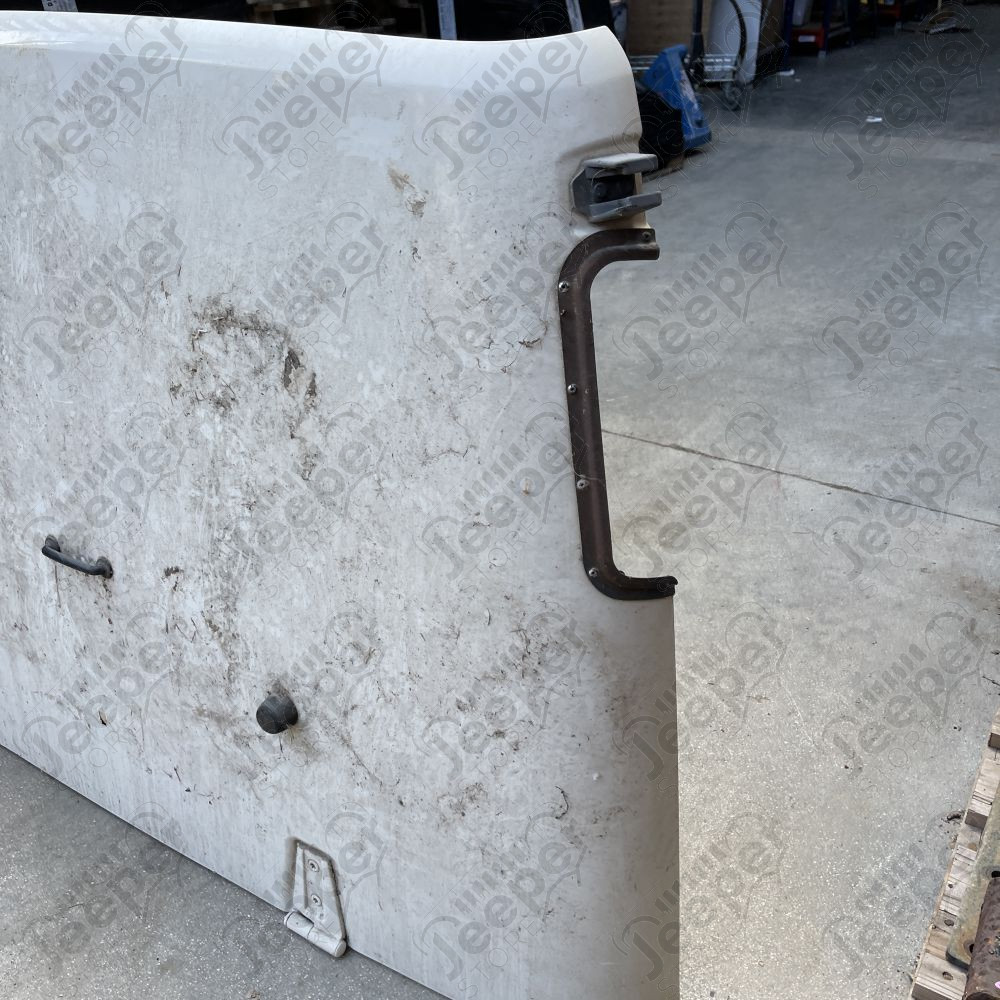Occasion : Capot moteur blanc (trou pour snorkel) pour Jeep Wrangler JK (2007-2018)