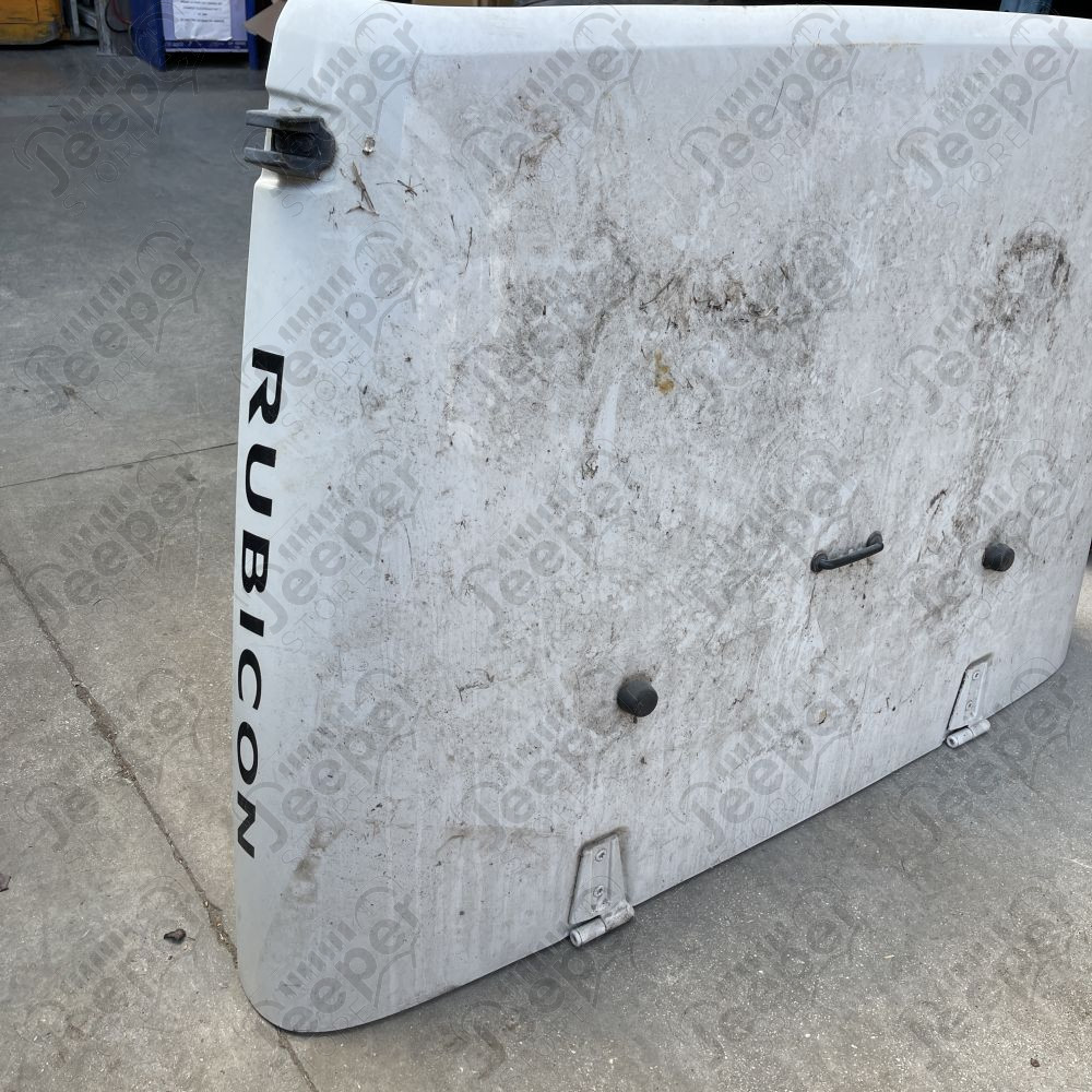 Occasion : Capot moteur blanc (trou pour snorkel) pour Jeep Wrangler JK (2007-2018)