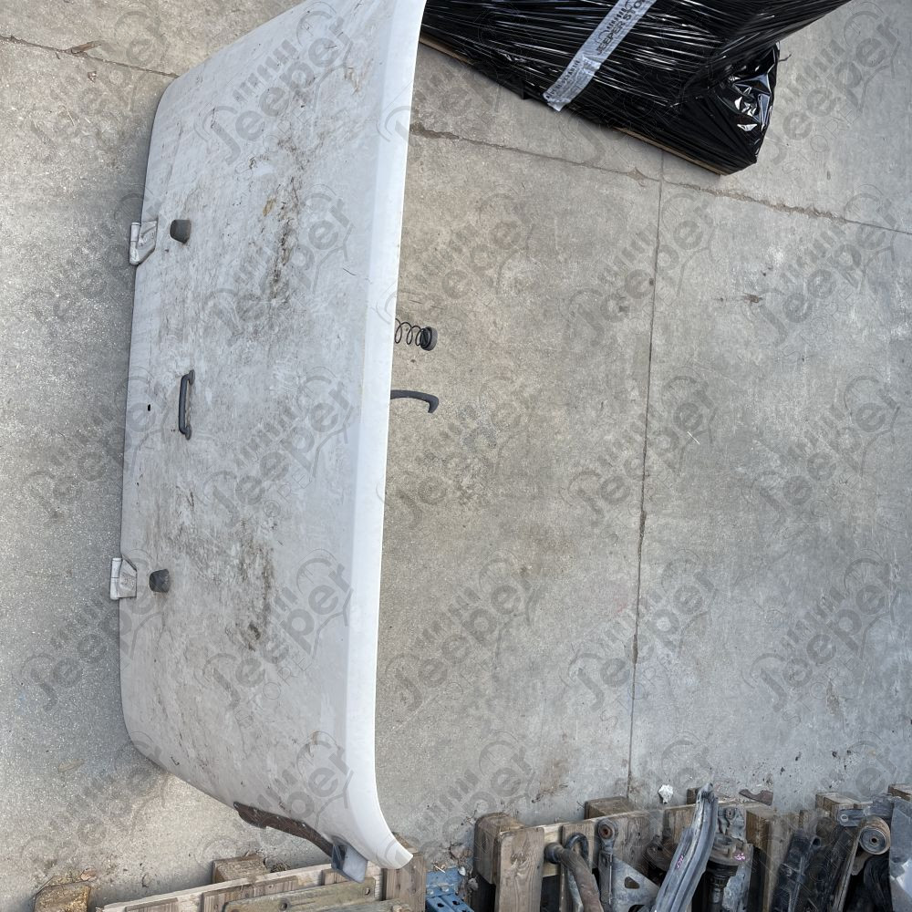 Occasion : Capot moteur blanc (trou pour snorkel) pour Jeep Wrangler JK (2007-2018)