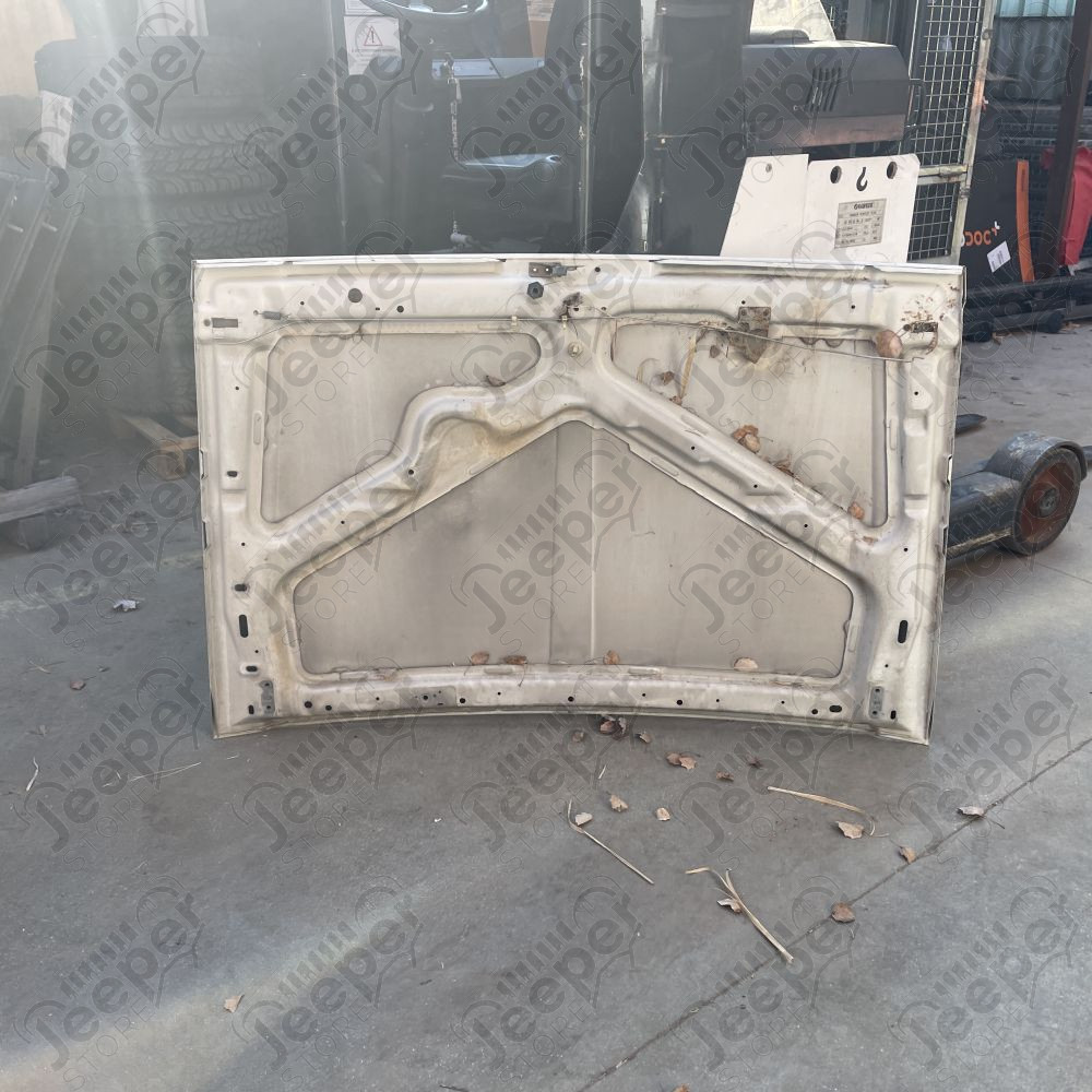 Occasion : Capot moteur blanc pour Jeep Cherokee XJ (1984-1996)