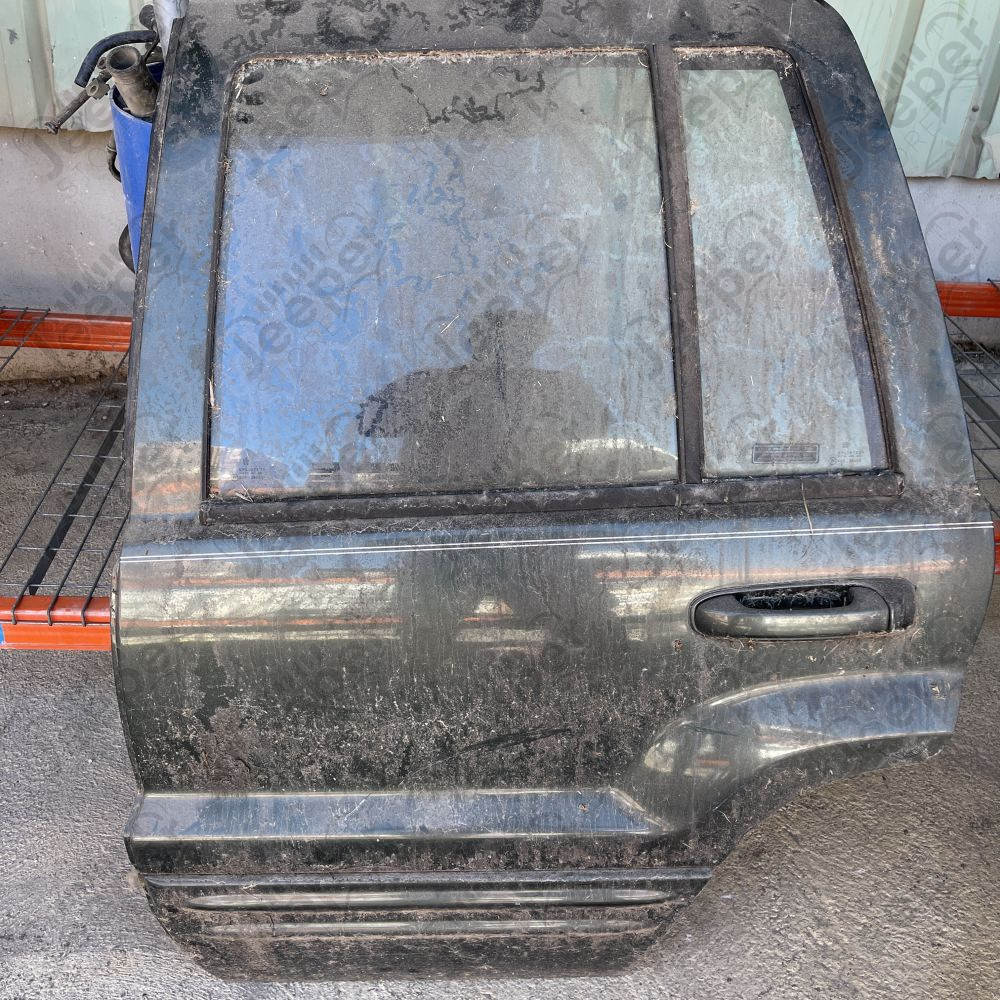 Occasion : Porte arrière gauche verte pour Jeep Grand Cherokee WJ, WG (1999-2004)