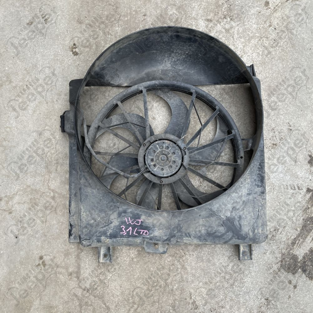 Occasion : Ventilateur avec buse pour radiateur moteur 3.1L TD pour Jeep Grand Cherokee WJ, WG (1999-2001)