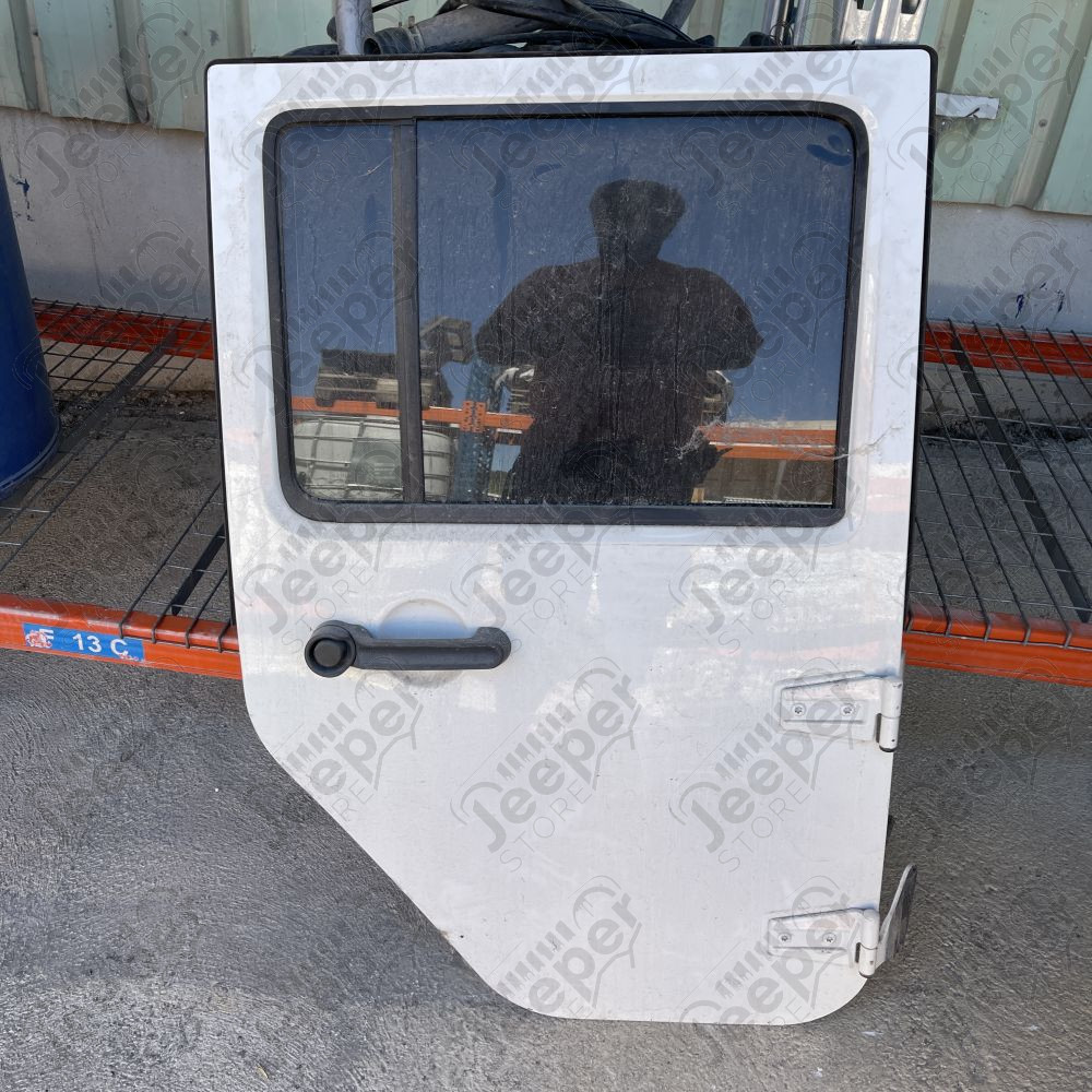 Occasion : Porte arriere droite blanche pour Jeep Wrangler JK (2007-2010)