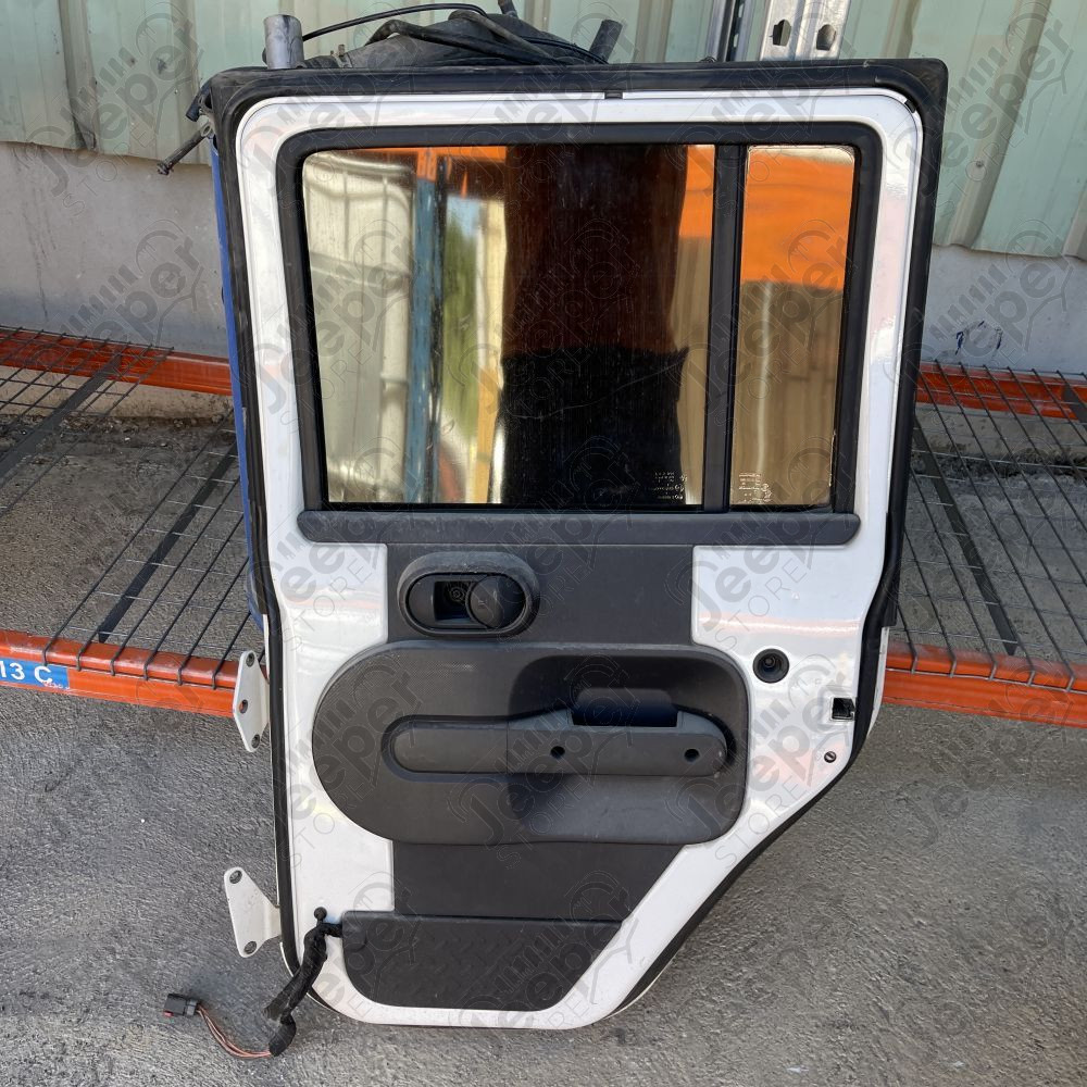 Occasion : Porte arriere droite blanche pour Jeep Wrangler JK (2007-2010)