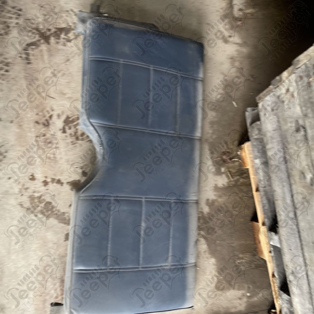 Occasion : Banquette arrière (2 places) simili cuir bleu pour Jeep Cherokee XJ (1984-1986)