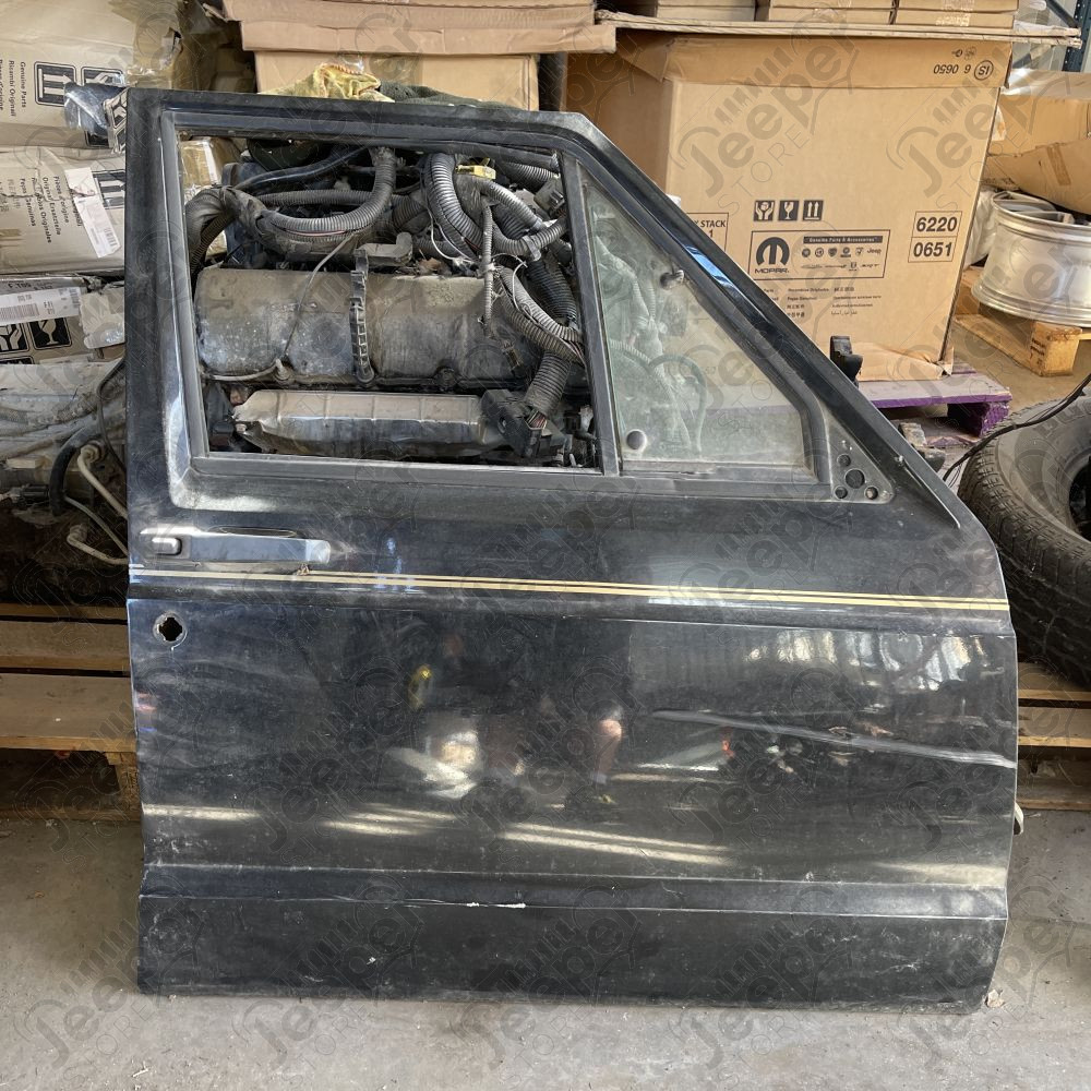 Occasion : Porte avant droite noir pour Jeep Cherokee XJ (1984-1996)