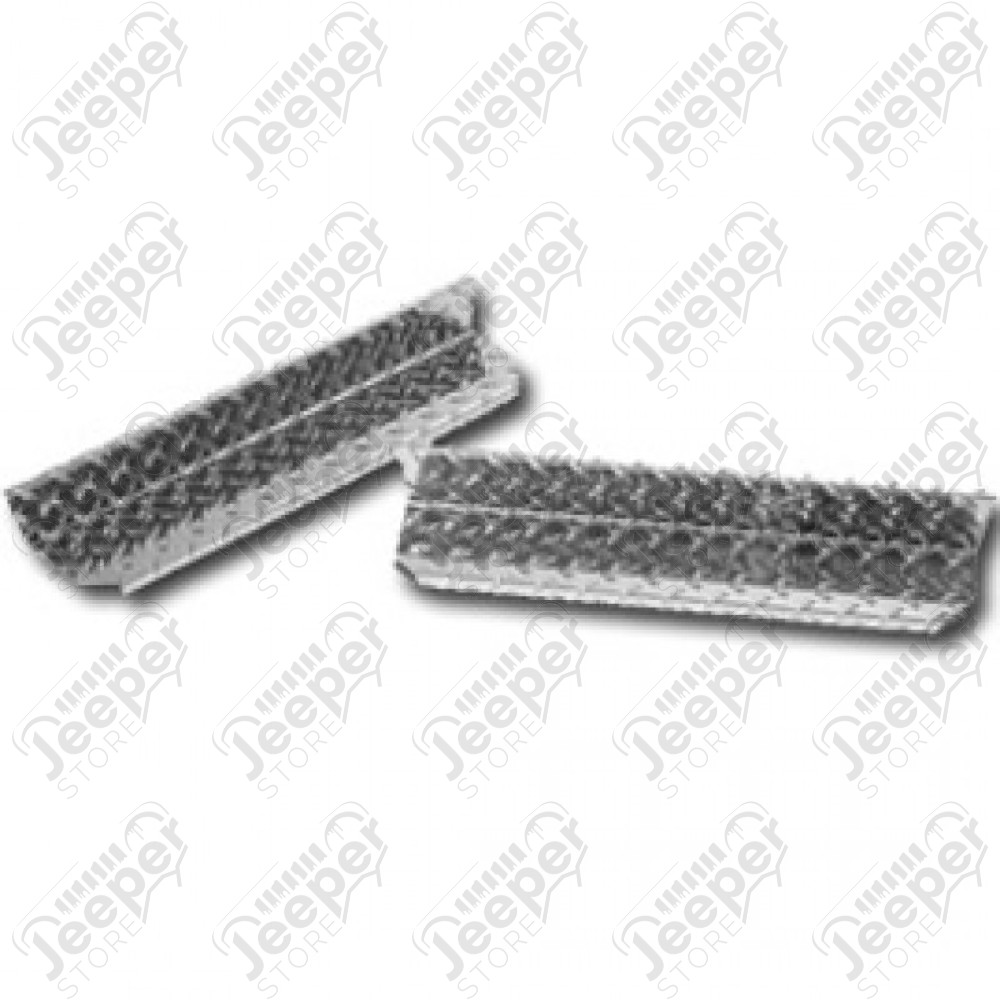 Protection de marchepied aluminium (pour marchepied d'origine) - Jeep Wrangler TJ