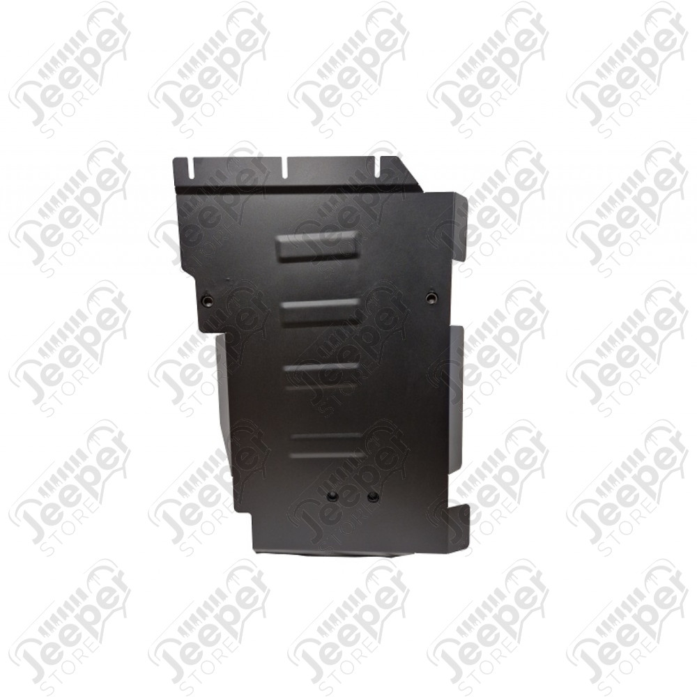 Protection acier boîte de vitesses + boîte de transfert FLJ Offroad "IronShield Drivetrain" épaisseur : 2mm pour Jeep Gladiator JT - 15007.351 / 00.505 / 5941986203885