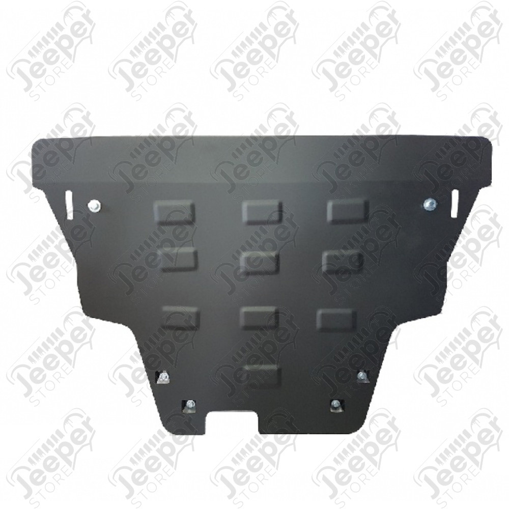 Protection acier moteur + boîte + radiateur + pare-chocs FLJ Offroad "IronShield Front" épaisseur : 2mm pour Jeep Renegade BU, BV - 15007.875 / 07.051 / 5941986203861
