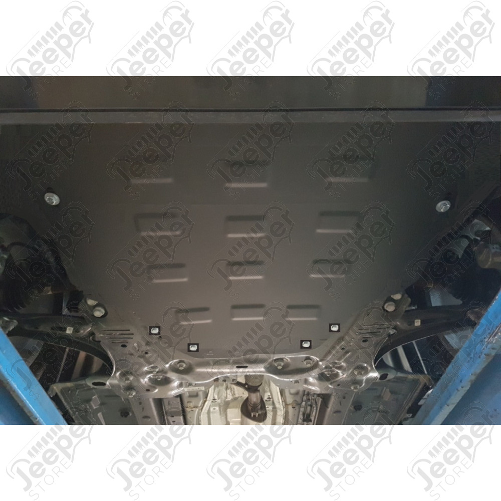 Protection acier moteur + boîte + radiateur + pare-chocs FLJ Offroad "IronShield Front" épaisseur : 2mm pour Jeep Renegade BU, BV - 15007.875 / 07.051 / 5941986203861