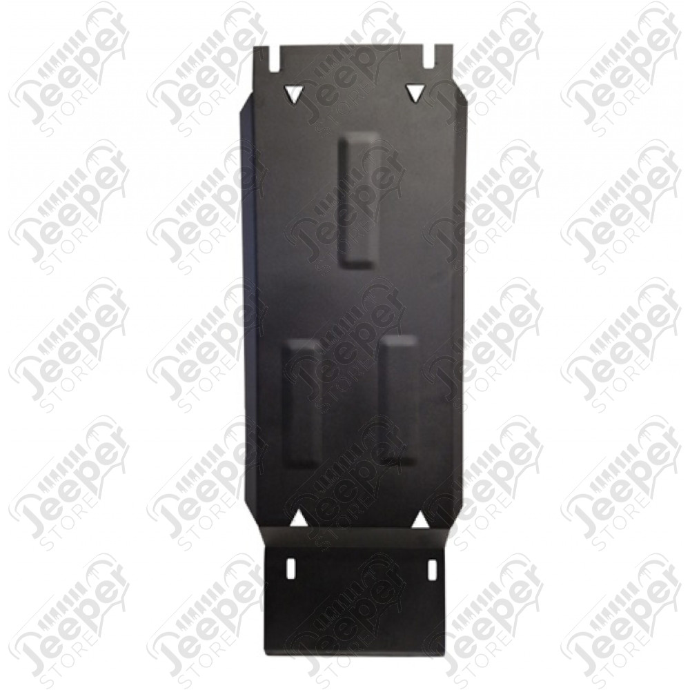 Protection acier boîte de vitesses + boîte de transfert FLJ Offroad "IronShield Drivetrain" épaisseur : 2,5 mm pour Jeep Cherokee Liberty KJ - 15007.551 / 00.560 / 5941986203779