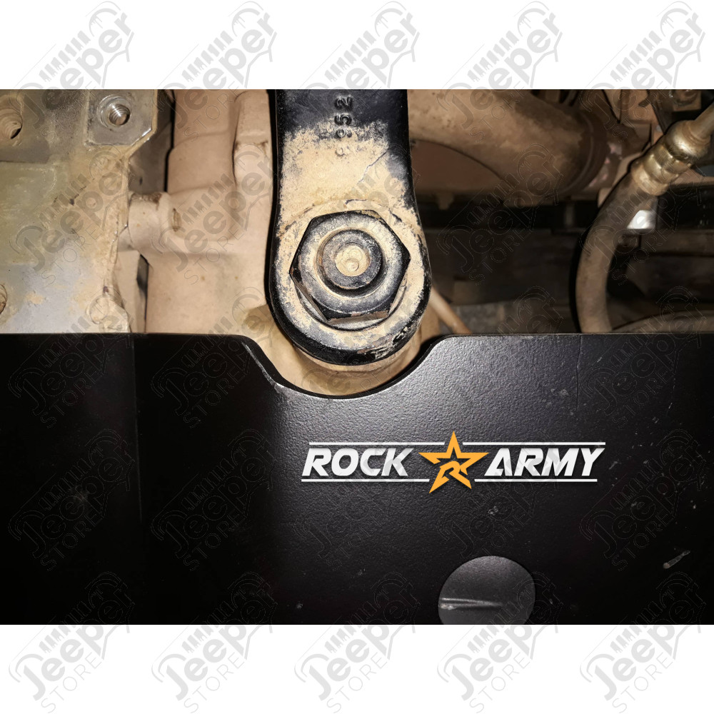 Pare chocs avant acier avec porte treuil (modèle INT) Rock Army Jeep Cherokee XJ